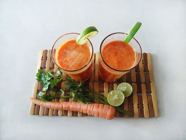 mrkvový koktejl
